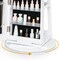 Freestanding Jewelry Cabinet with Makeup Shelf and Lighted Mirror